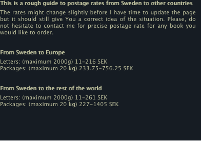 This is a rough guide